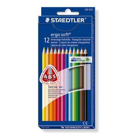 Színes ceruza Staedtler Ergo Soft 12 db-os klt. bliszteres