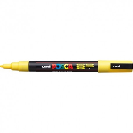 Marker Uni dekor Posca PC-3M Sárga 0,9-1,3 mm