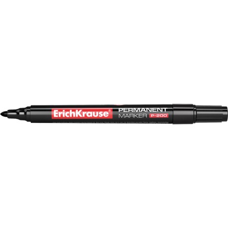 Marker ErichKrause P200 permanet kerek fekete